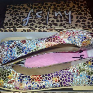 FSNY Radar Navy Mosaic Print Size 9 Shoes